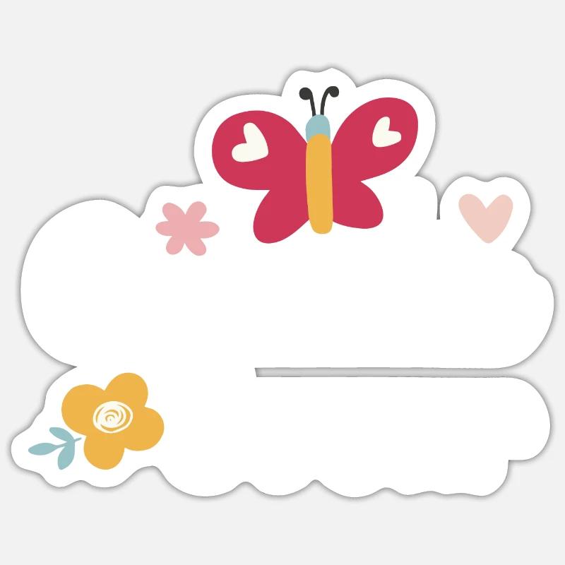 Große Schwester Einhorn Ältere Schwester Sticker Größe S (10 x 10 cm)