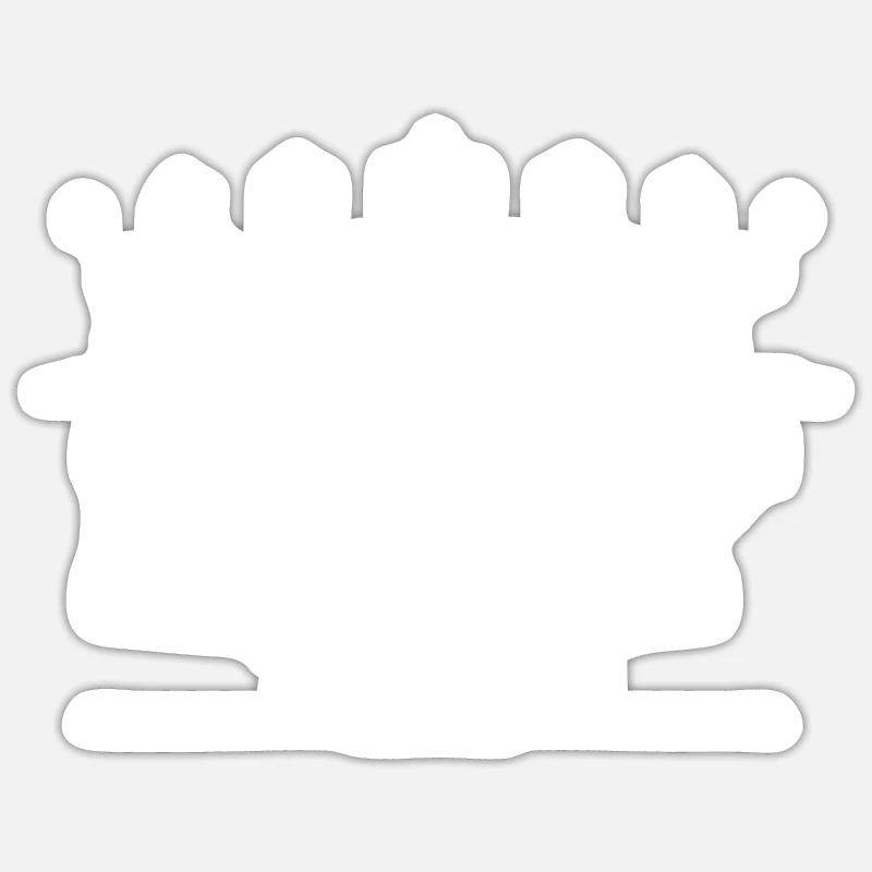 Lucy - Sticker size S (10 x 10 cm) - white matte