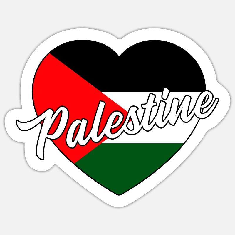 Palestine - Sticker size S (10 x 10 cm) - white matte