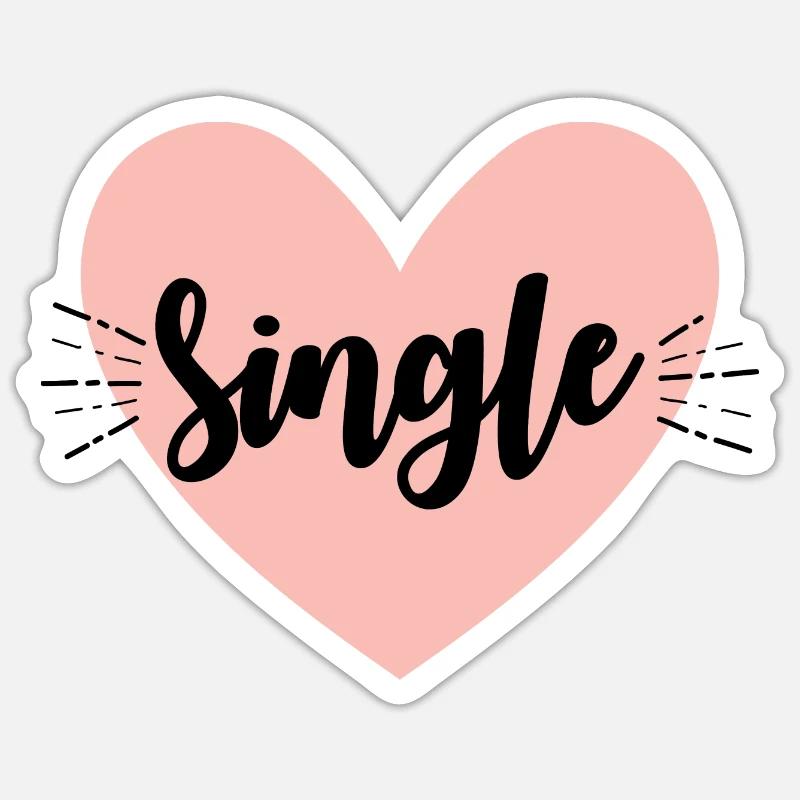 Single - Sticker size S (10 x 10 cm) - white matte