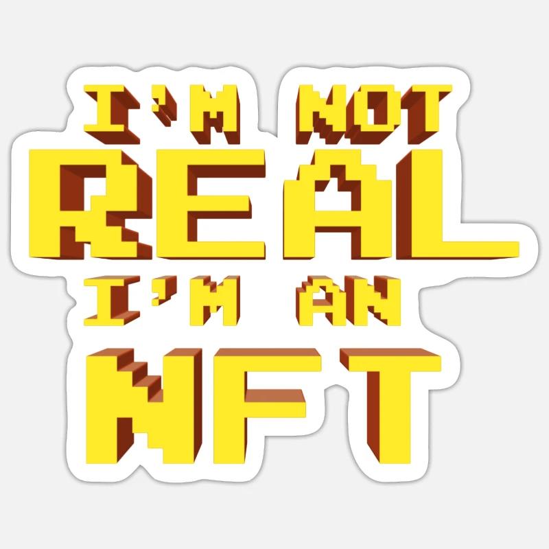 Crypto - Sticker taille S (10 x 10 cm) - blanc mat