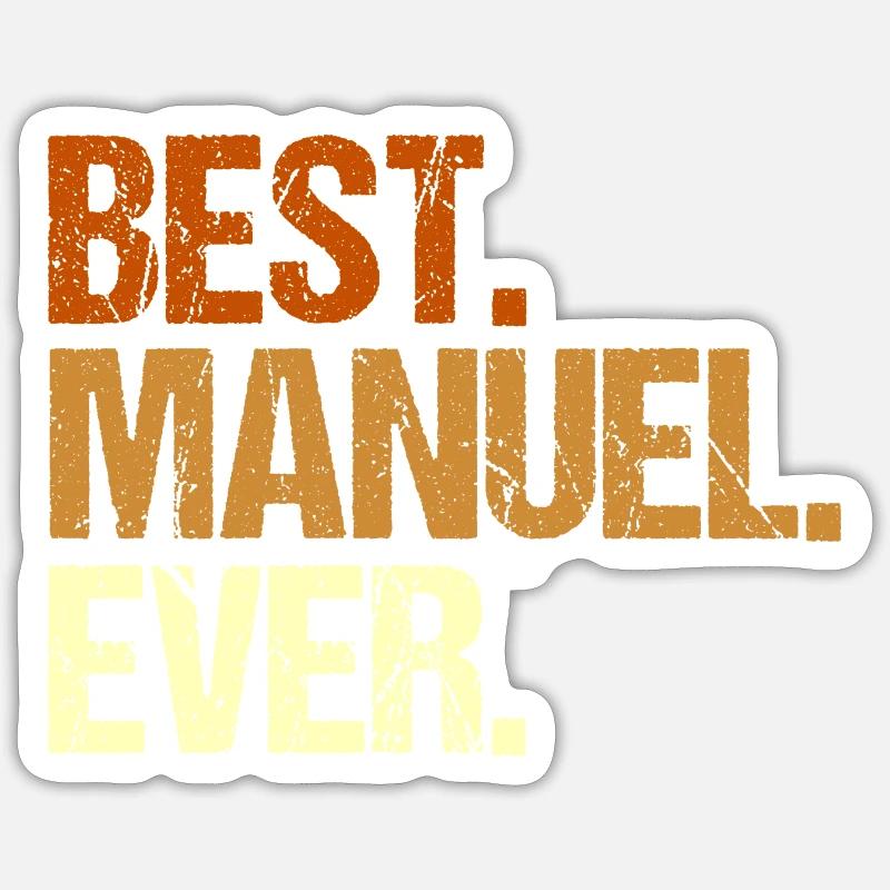 Manuel Sticker size S (10 x 10 cm)