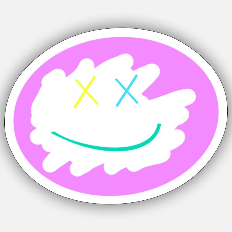 Croire - Sticker taille S (10 x 10 cm) - blanc mat