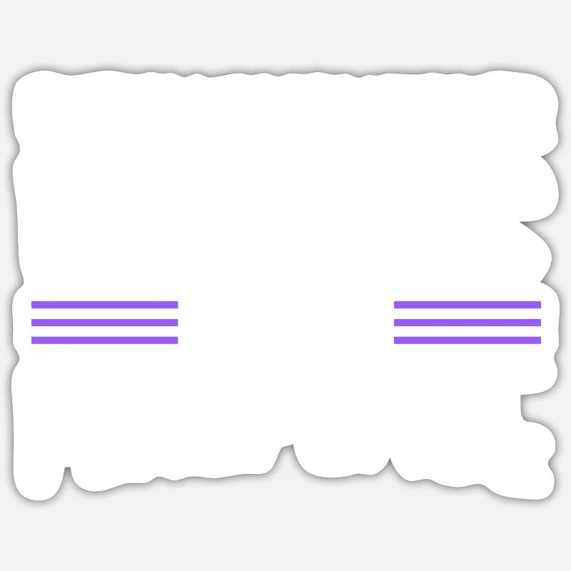 jackhammer birthday present fun - Sticker size S (10 x 10 cm) - white matte