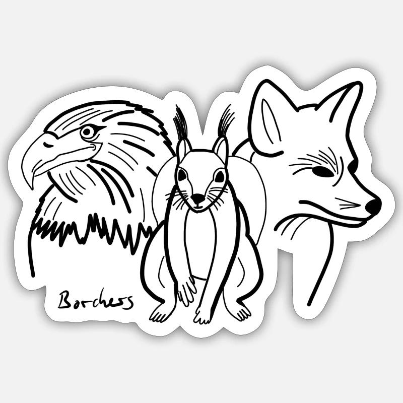 Sticker Größe S (10 x 10 cm) - 