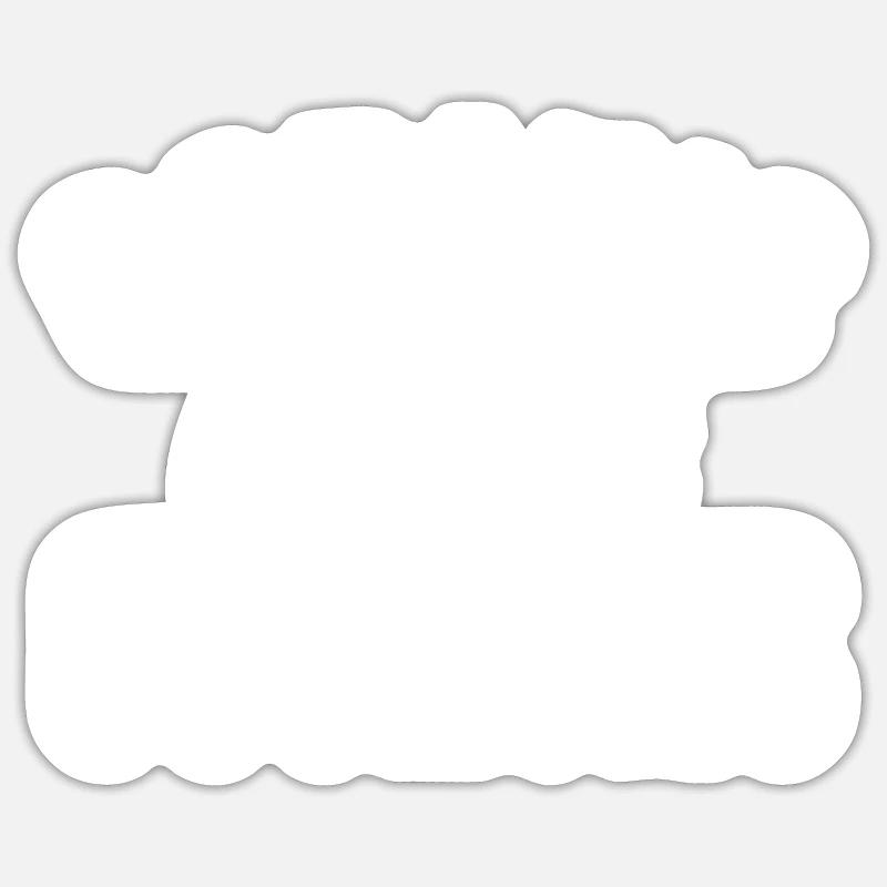 copains comme cochons - Sticker taille S (10 x 10 cm) - blanc mat