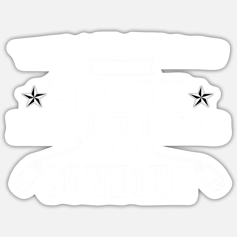 sondier - Sticker taille S (10 x 10 cm) - blanc mat