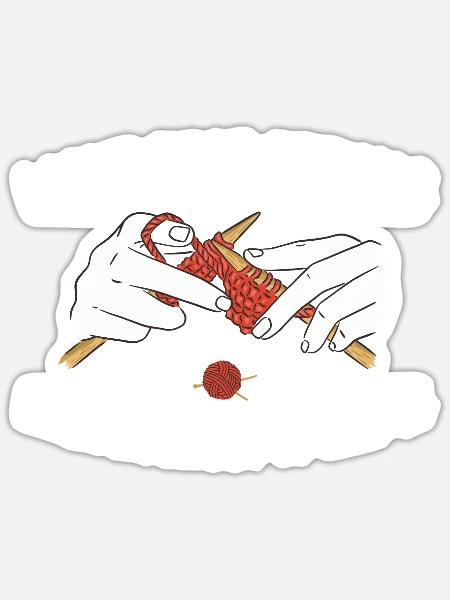 I Love That Feeling When I'm About To Cast Of - Sticker Größe S (10 x 10 cm) - Mattweiß