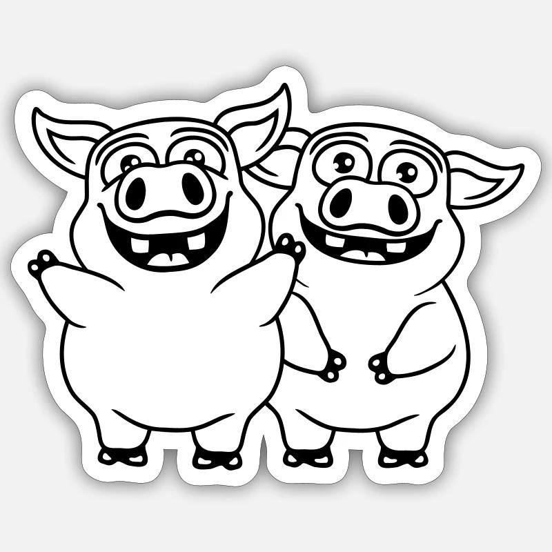 Sticker taille S (10 x 10 cm) - 