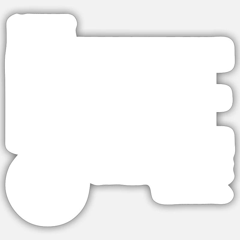 Paix partout blanc - Sticker taille S (10 x 10 cm) - blanc mat