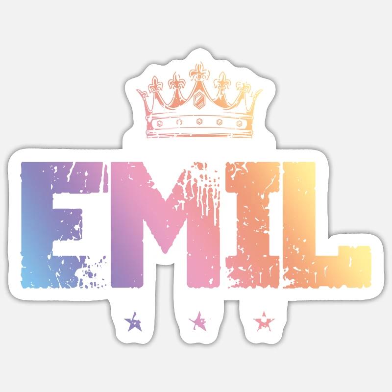 Emil Sticker taille S (10 x 10 cm)