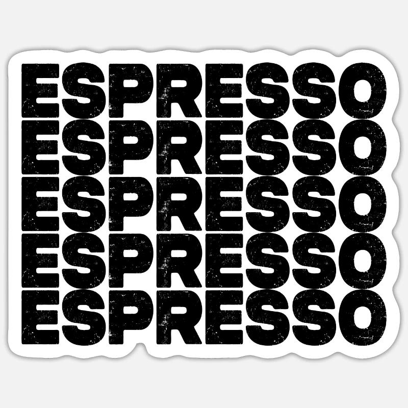Expresso Sticker taille S (10 x 10 cm)