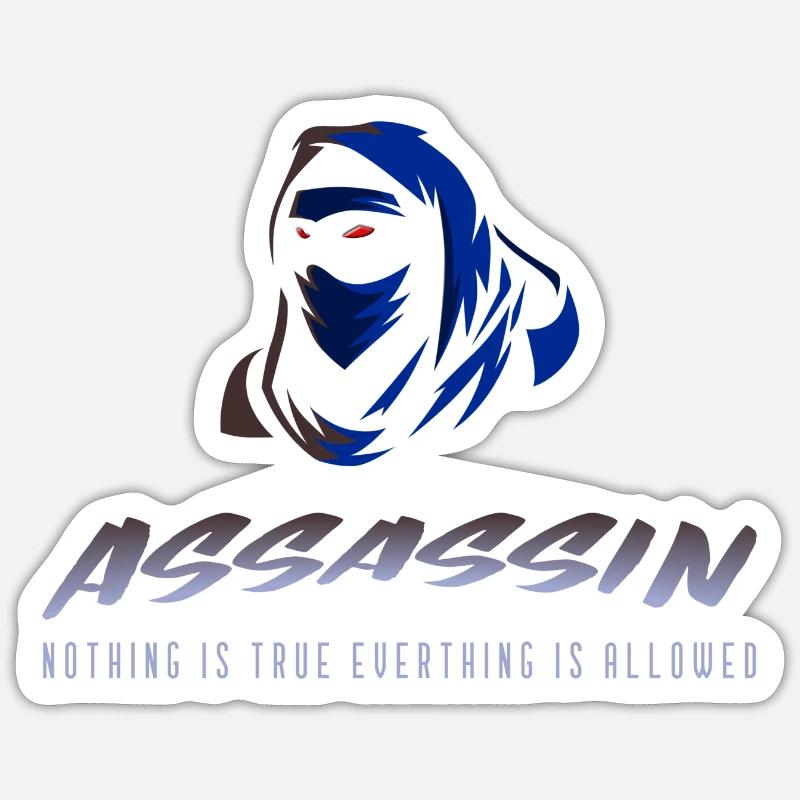 Assassin Sticker Größe S (10 x 10 cm)
