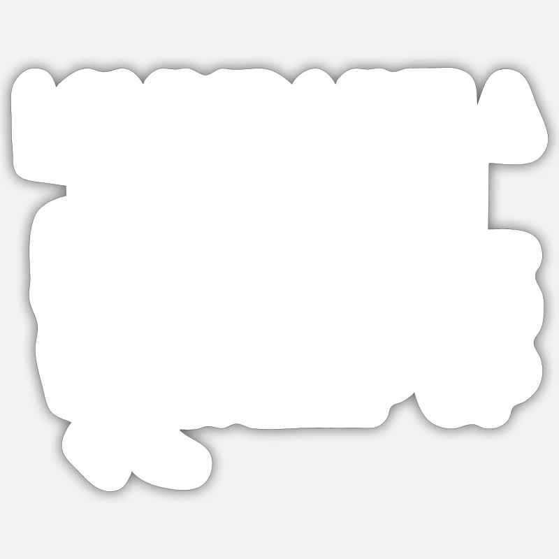 climbing - Sticker Größe S (10 x 10 cm) - Mattweiß