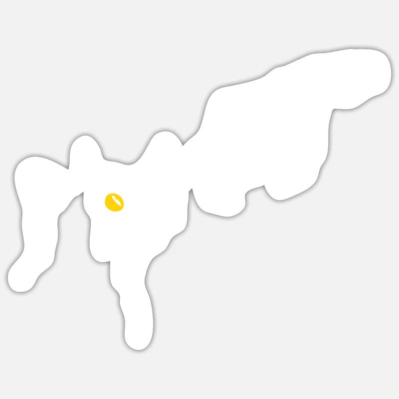 Graphique Cat Sticker taille S (10 x 10 cm)