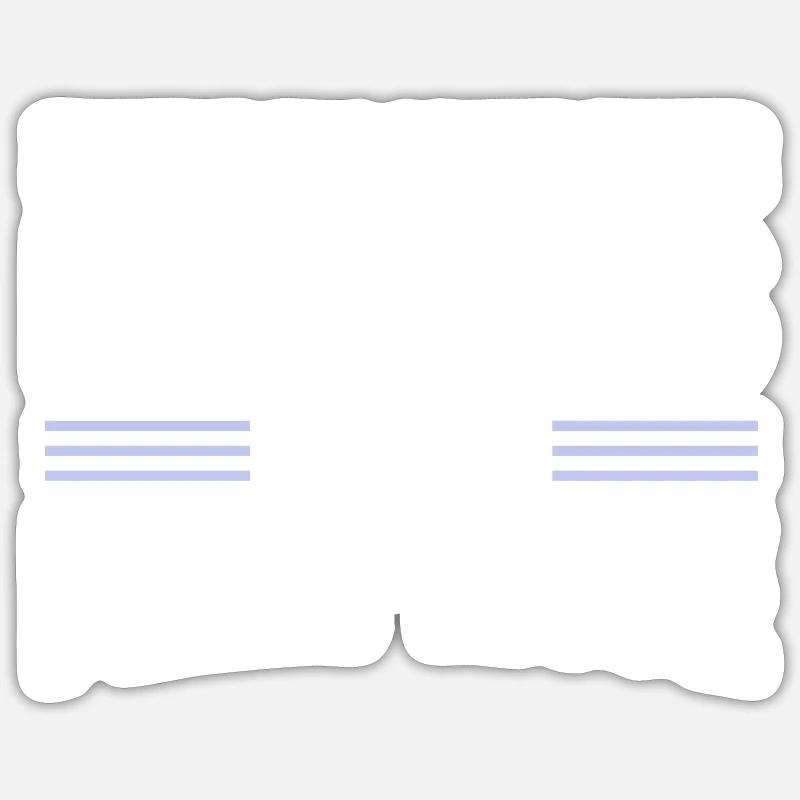 birthday present construction carpenter - Sticker size S (10 x 10 cm) - white matte