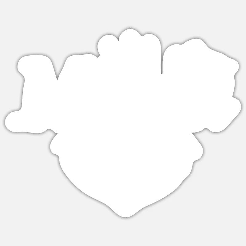 Sticker Größe S (10 x 10 cm) - 