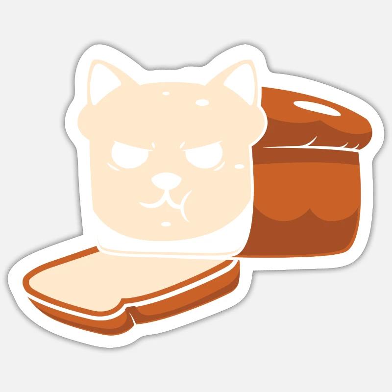Halloween Cat Witch - Sticker size S (10 x 10 cm) - white matte