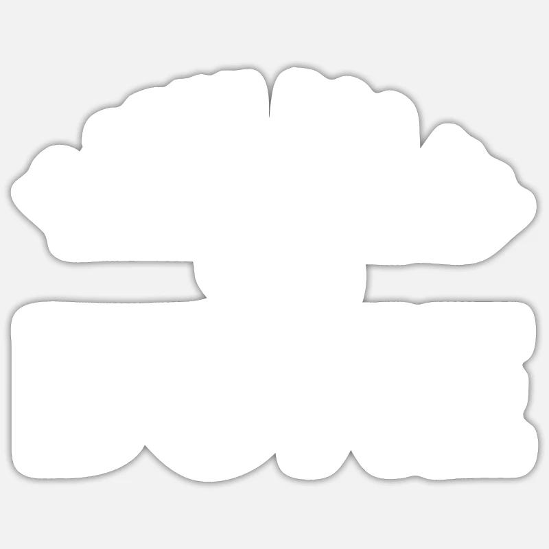 J peux pas j ai boxe Cadeau cool boxe - Sticker taille S (10 x 10 cm) - blanc mat