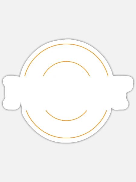 Polizist Beruf - Sticker Größe S (10 x 10 cm) - Mattweiß