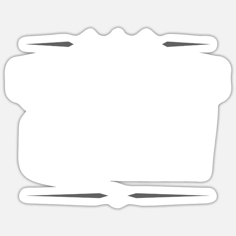 Équipage de Noël - Sticker taille S (10 x 10 cm) - blanc mat