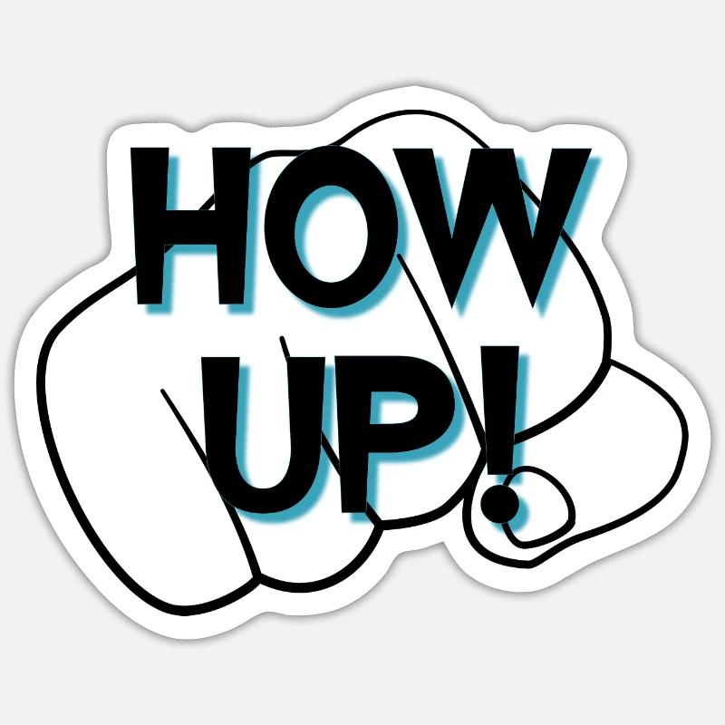 Get out! Sticker size S (10 x 10 cm)