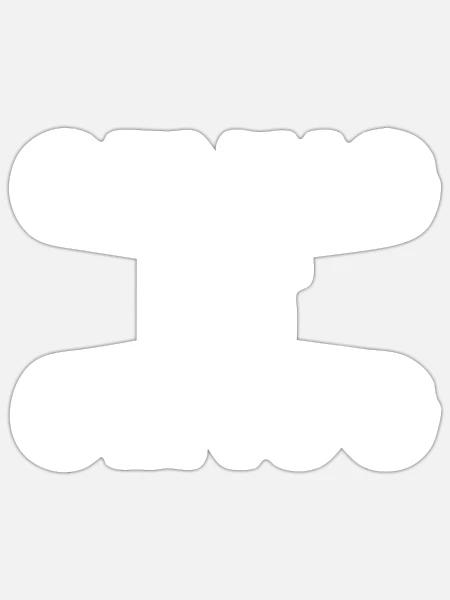 Genug ist genug - Sticker Größe S (10 x 10 cm) - Mattweiß