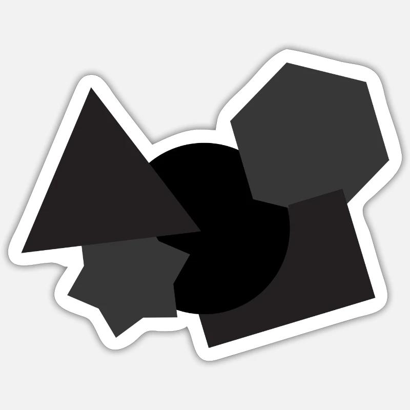 Formen Sticker Größe S (10 x 10 cm)