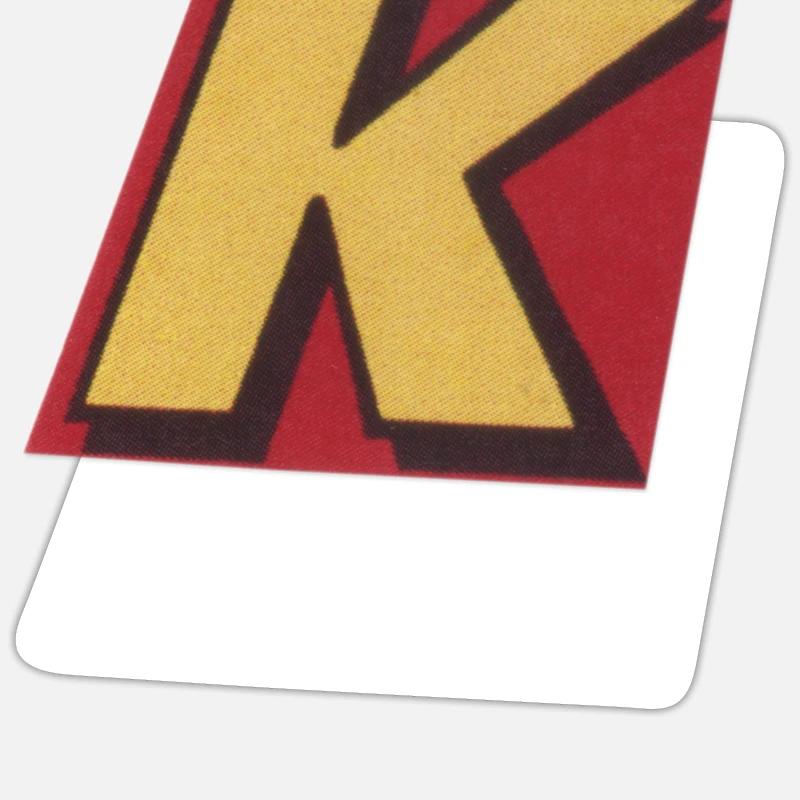 K - Sticker Größe S (10 x 10 cm) - Mattweiß