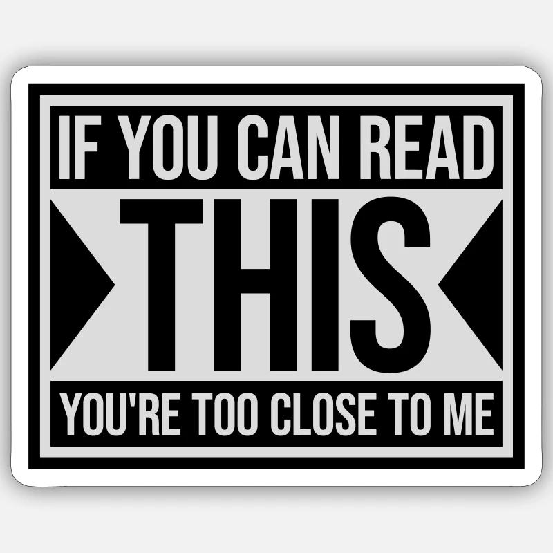 Sticker Größe S (10 x 10 cm) - 