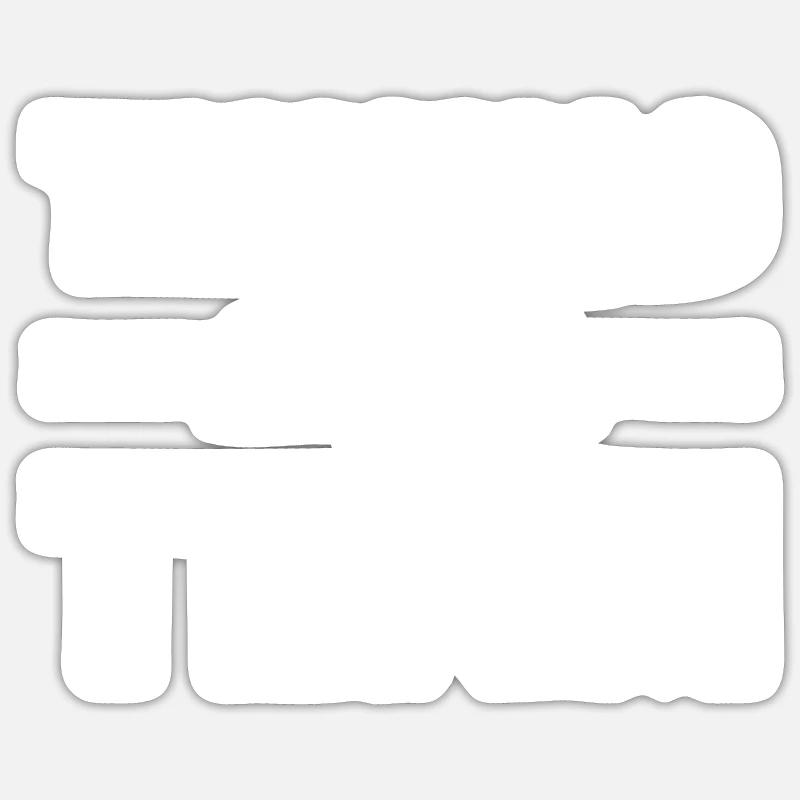 Tuning Team - Sticker Größe S (10 x 10 cm) - Mattweiß