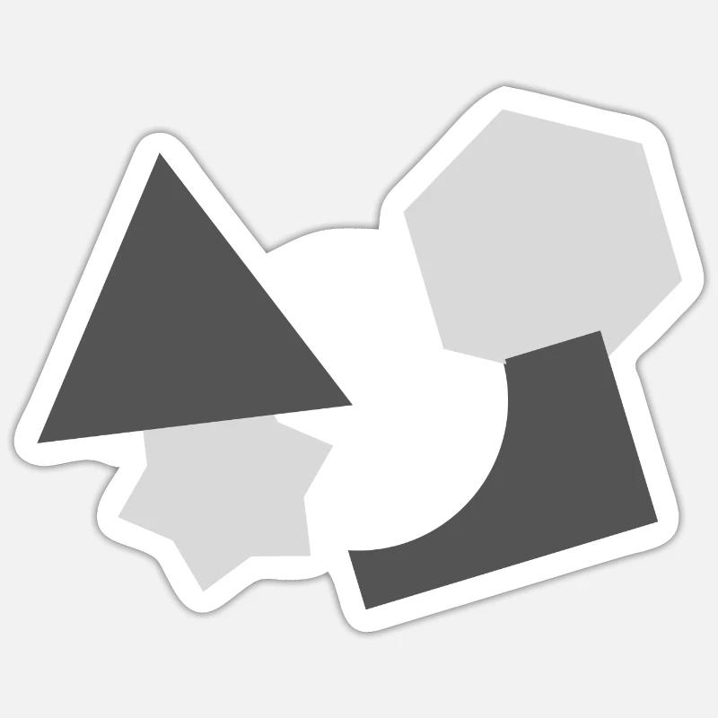 Formen Sticker Größe S (10 x 10 cm)