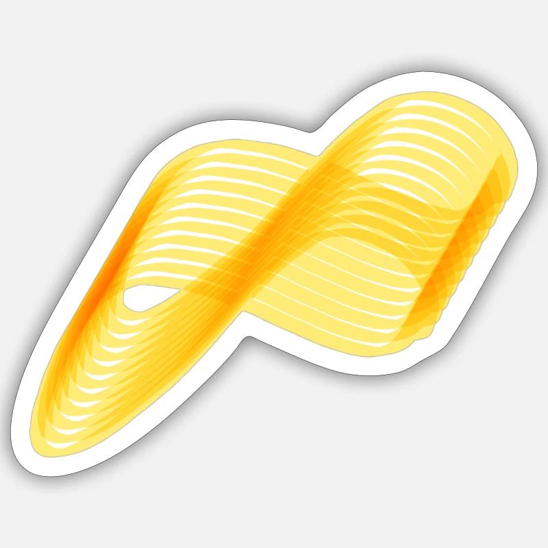 Unendlichkeit - Sticker Größe S (10 x 10 cm) - Mattweiß