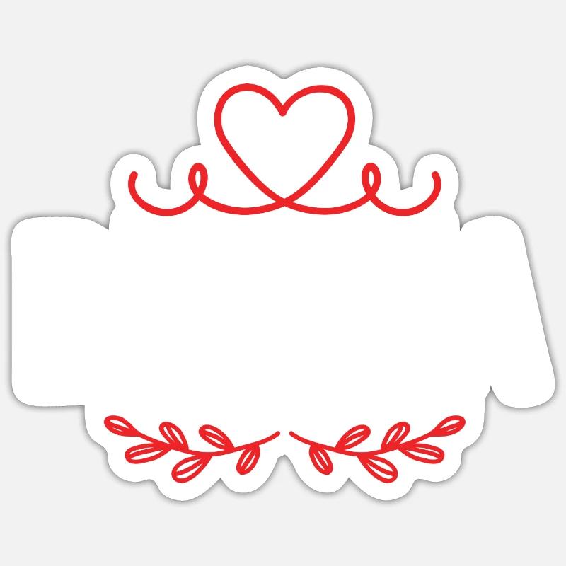 Daniel - Sticker taille S (10 x 10 cm) - blanc mat