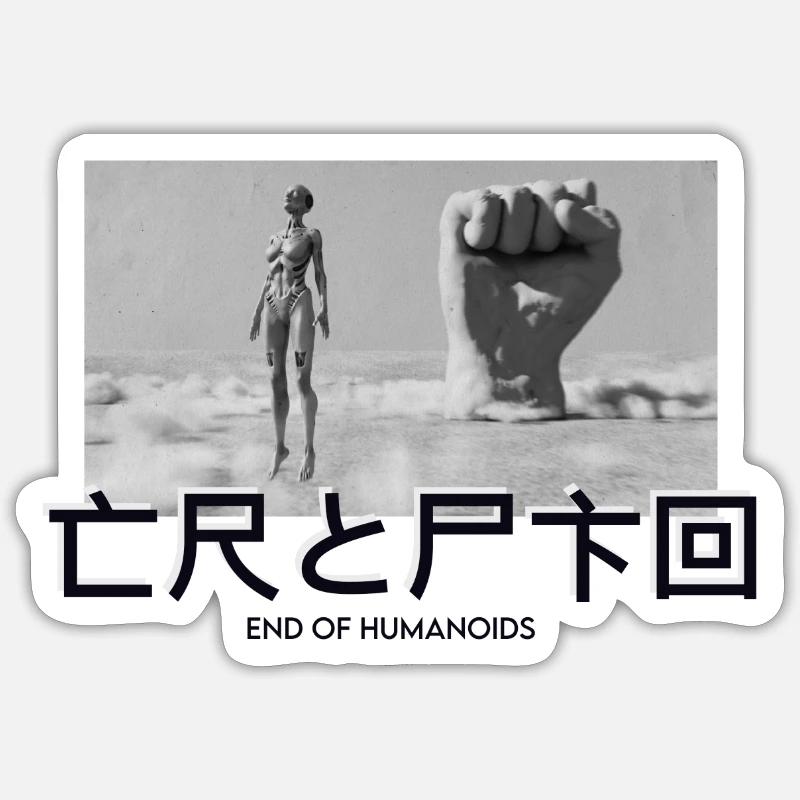 Humanoid Sticker Größe S (10 x 10 cm)