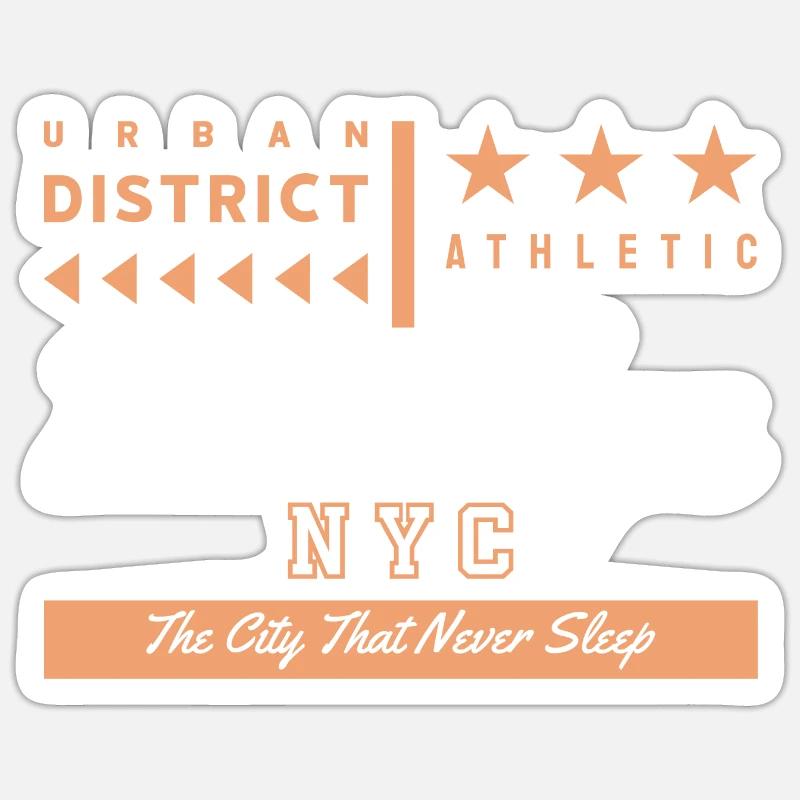 Quartier Brooklyn Sticker taille S (10 x 10 cm)