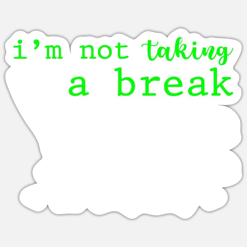 Je ne fais pas de pause, le code compile 2 Sticker taille S (10 x 10 cm)