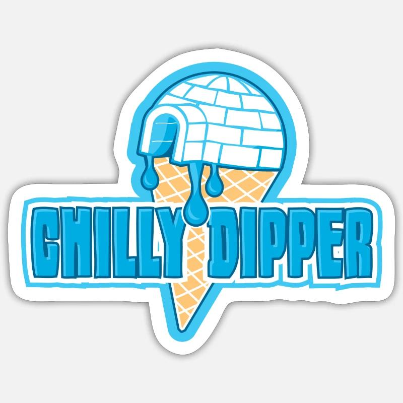 Chilly Dipper Sticker size S (10 x 10 cm)