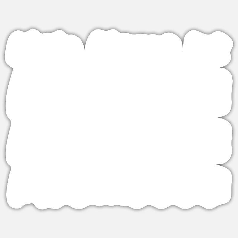 Mein Name ist Mama - Sticker Größe S (10 x 10 cm) - Mattweiß