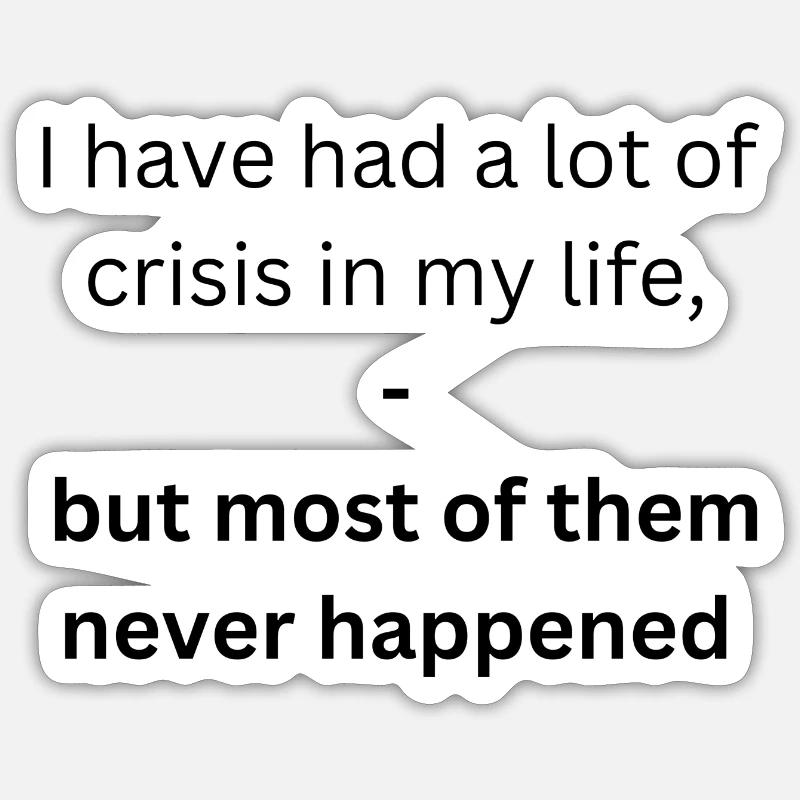 Optimismus Sticker Größe S (10 x 10 cm)