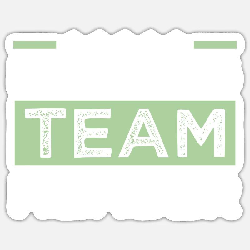 Drinking Team - Sticker size S (10 x 10 cm) - white matte