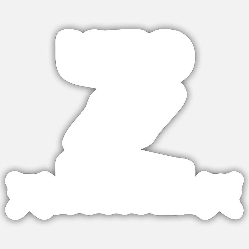 UFO Jäger - Sticker Größe S (10 x 10 cm) - Mattweiß