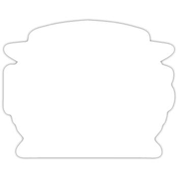 C'est Prouvé Les Meilleurs Papas Sont Nés En 1973 - Sticker taille S (10 x 10 cm) - blanc mat - Devant