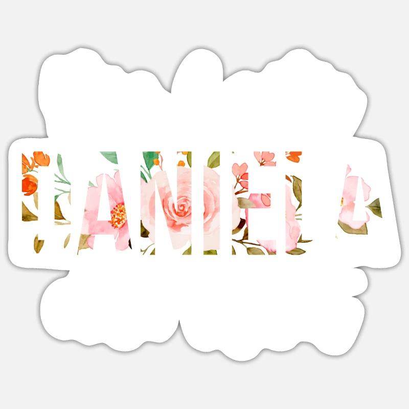 Daniela Sticker Größe S (10 x 10 cm)