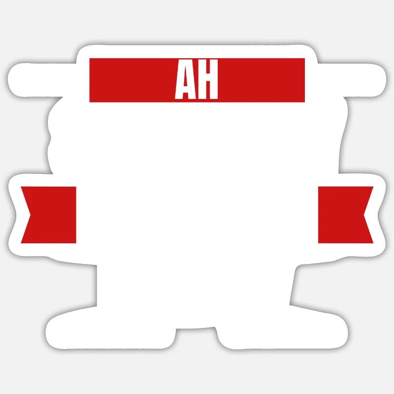 Ah Samstag Sticker Größe S (10 x 10 cm)