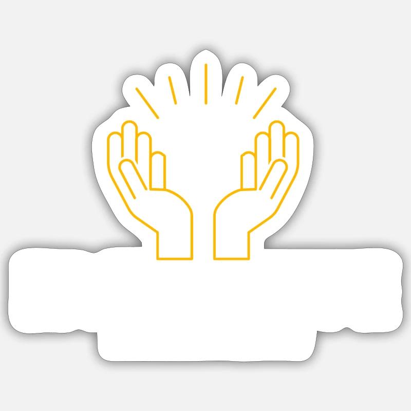Erschaffe Erinnerungen - Sticker Größe S (10 x 10 cm) - Mattweiß