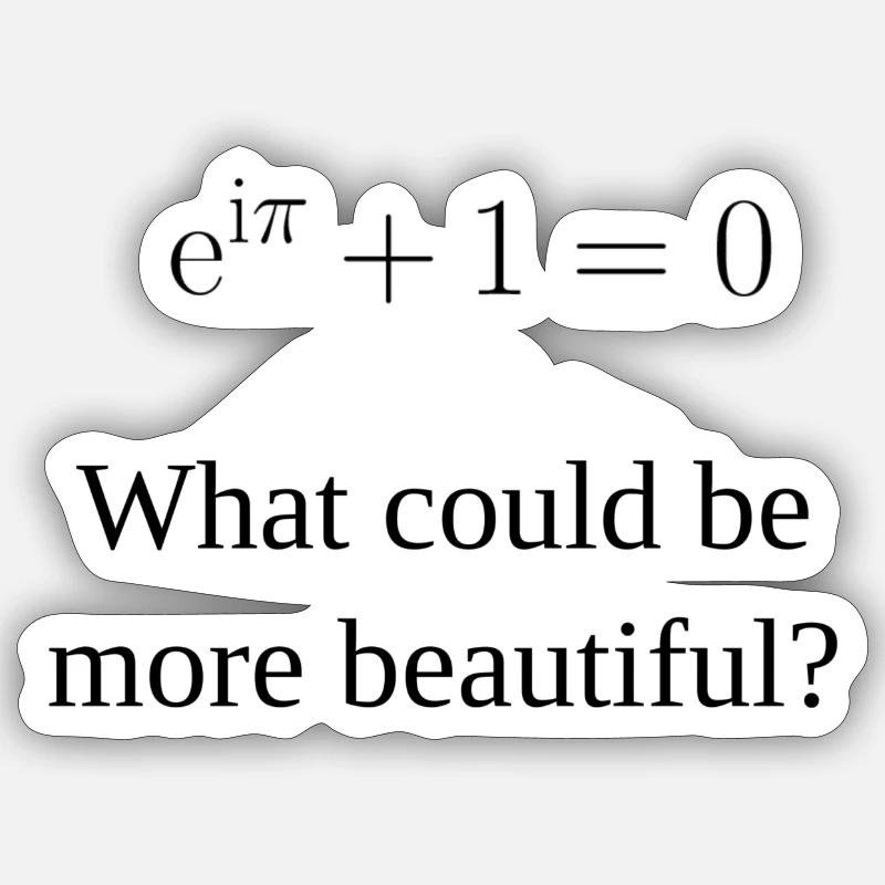 Euler-Formel Sticker Größe S (10 x 10 cm)