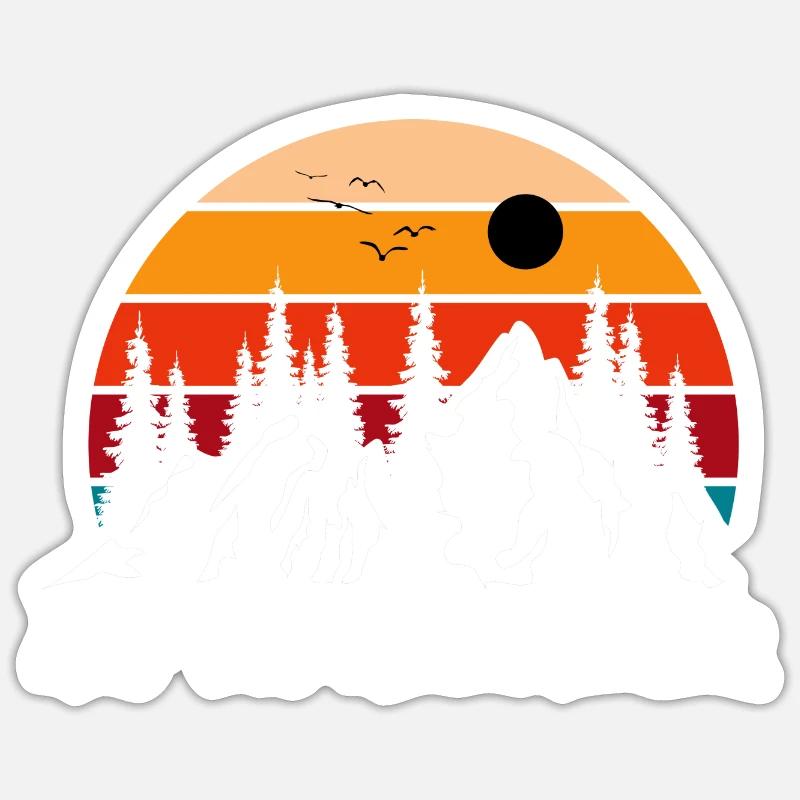Abenteuer! - Sticker Größe S (10 x 10 cm) - Mattweiß