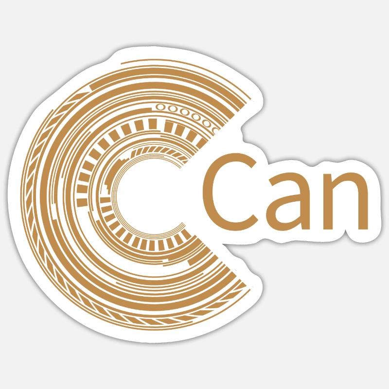 For Can Sticker size S (10 x 10 cm)