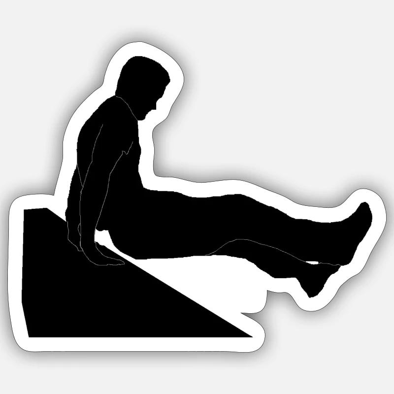Compétence de saut de parkour Dash Sticker taille S (10 x 10 cm)